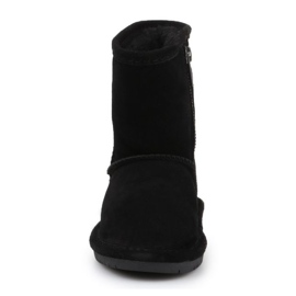 BearPaw Emma Kleinkind Zipper Jr 608TZ Schwarz Neverwet Schuhe 2