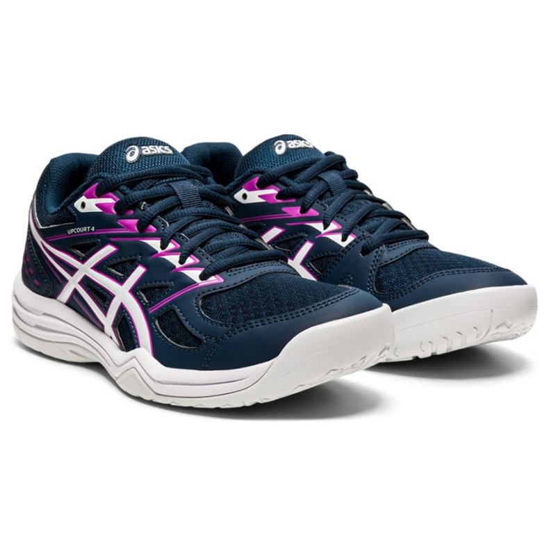 Asics Upcourt 4 W 1072A055 401 Volleyballschuhe schwarz marineblau 2