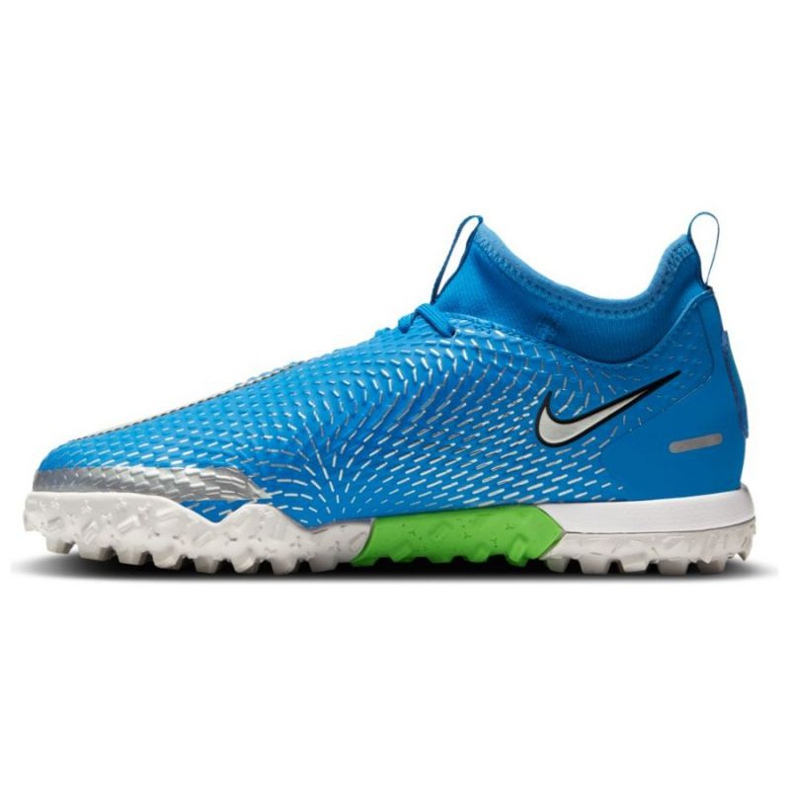 Nike Phantom Gt Academy Df Tf Jr CW6695 400 Fußballschuh blau blau 1