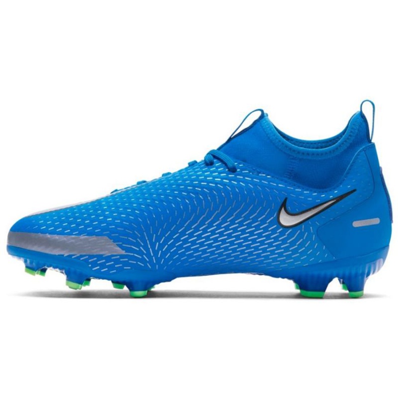 Nike Phantom Gt Academy Df FG / MG Jr CW6694 400 Fußballschuhe mehrfarbig blau 1