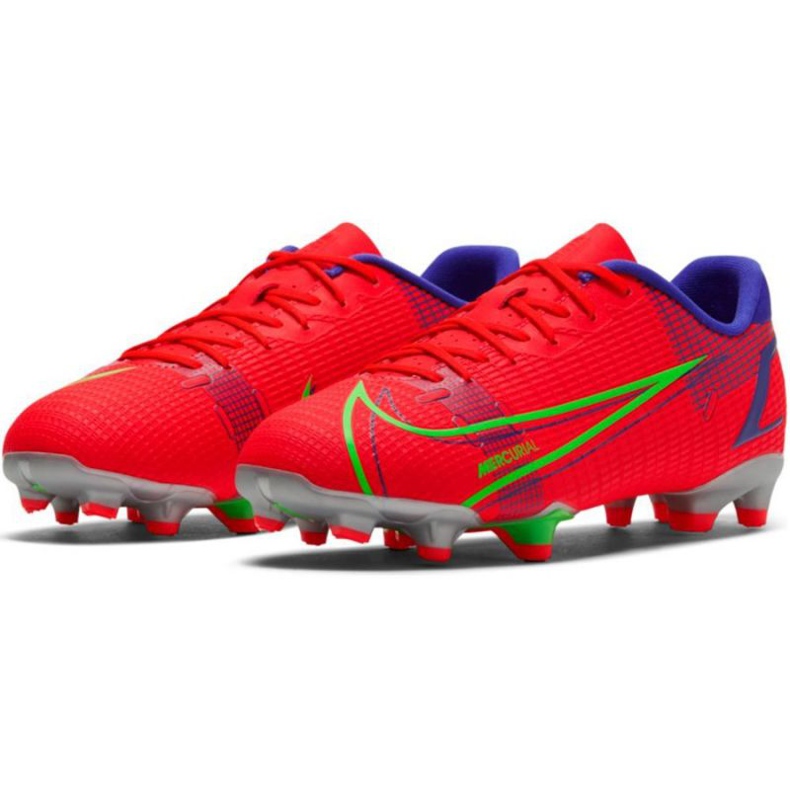 Nike Vapor 14 Academy FG / MG Jr CV0811 600 Fußballschuh rot orangen und rottöne 1
