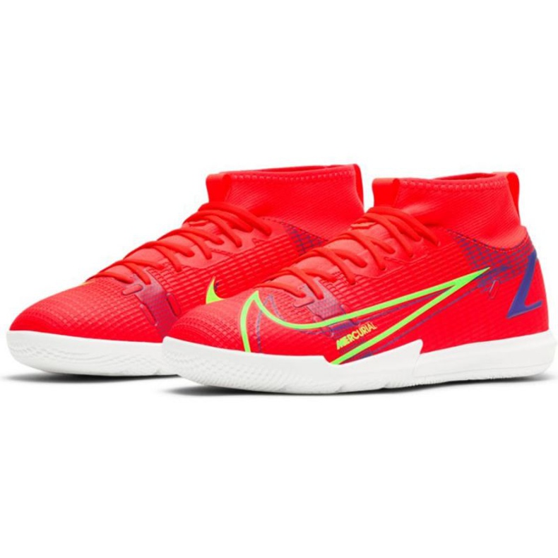 Nike Mercurial Superfly 8 Academy Ic Jr CV0784 600 Fußballschuhe rot orangen und rottöne 1