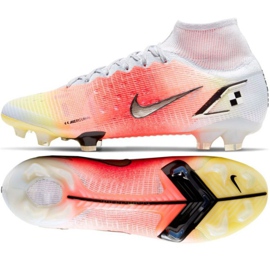 Nike Mercurial Superfly 8 Elite Mds Fg M CV0959 108 Fußballschuhe rot, weiß, orange orangen und rottöne 1