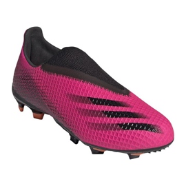 Adidas X Ghosted.3 Ll Fg Jr FY7281 Fußballschuhe rosa rosa 3