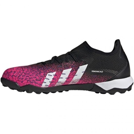 Adidas Predator Freak.3 L Tf M FW7520 Fußballschuhe schwarz, schwarz, rosa schwarz 1