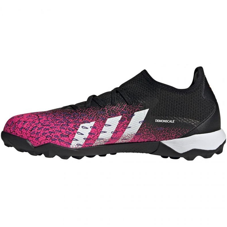 Adidas Predator Freak.3 L Tf M FW7520 Fußballschuhe schwarz, schwarz, rosa schwarz 1
