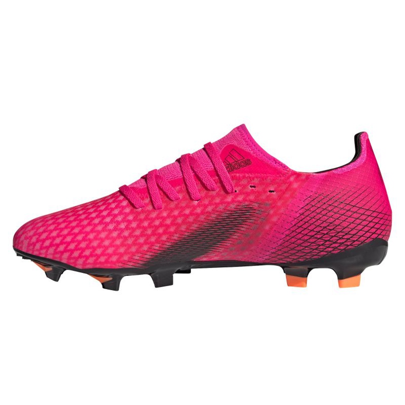 Adidas X Ghosted.3 Fg M FW6945 Fußballschuhe graphit, rosa rosa 1