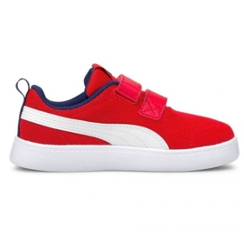 Puma Courtflex v2 Mesh V Schuhe 371758 06 rot 1