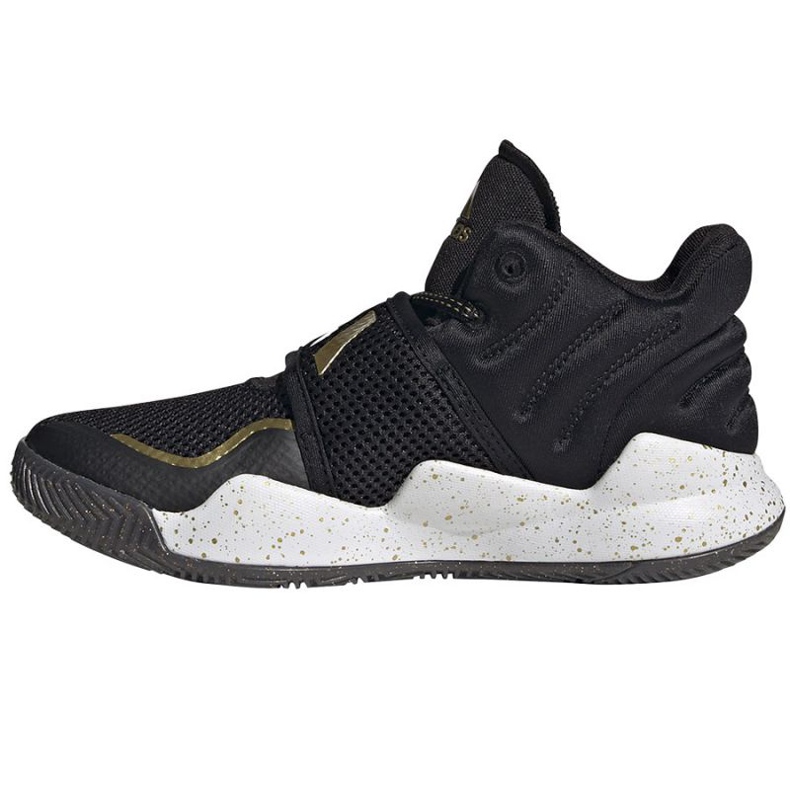 Schuhe adidas Deep Threat Primeblue C Jr GZ0111 weiß schwarz 1