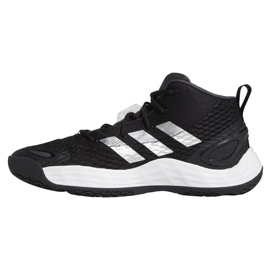 Adidas Exhibit A Mid M H67747 Basketballschuh schwarz schwarz 1
