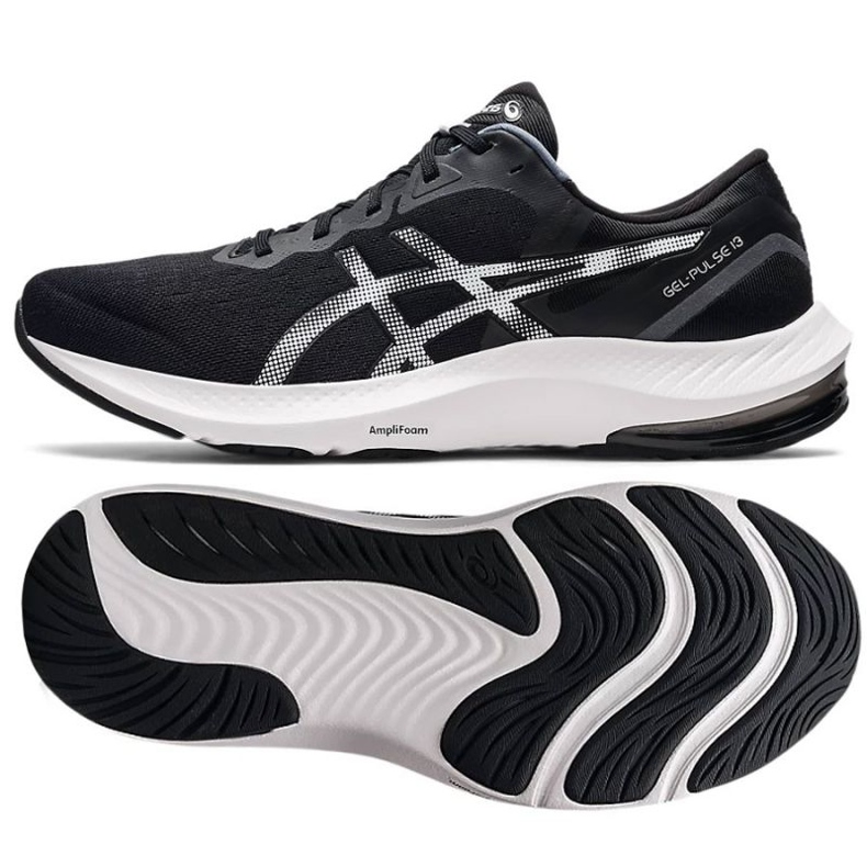 ASICS Gel-Pulse-Reling-Schuhe 13 1011b175 002 Schwarz weiß 1