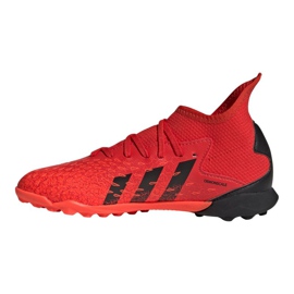 Adidas Predator Freak.3 Tf Jr FY6314 Fußballschuhe mehrfarbig orangen und rottöne 1