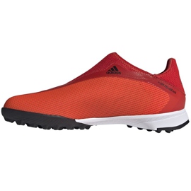 Adidas X Speedflow.3 Ll Tf Jr FY3255 Fußballschuhe mehrfarbig orangen und rottöne 1
