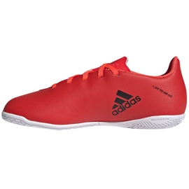 Adidas X Speedflow.4 In Jr FY3331 Fußballschuhe mehrfarbig orangen und rottöne 1