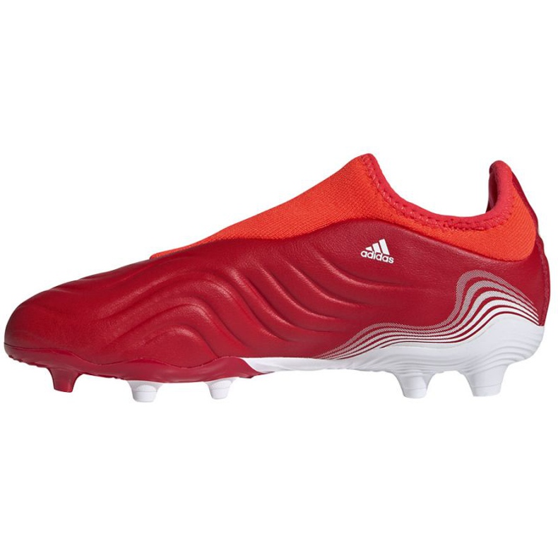 Adidas Copa Sense.3 Ll Fg Jr FY6156 Fußballschuhe rot orangen und rottöne 1