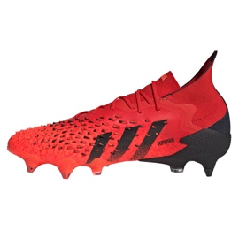 Adidas Predator Freak.1 Sg M FY6269 Fußballschuhe rot schwarz orangen und rottöne 1