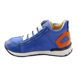 Blaue Bartuś 181 Sliderschuhe orange weiß 2