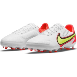 Nike Legend 9 Pro Fg Jr DA1335 176 Fußballschuhe weiß rot weiß 1