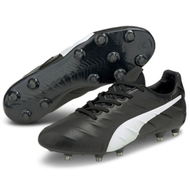 Puma King Platinum 21 FG/AG 106478 01 Fußballschuhe schwarz schwarz 1