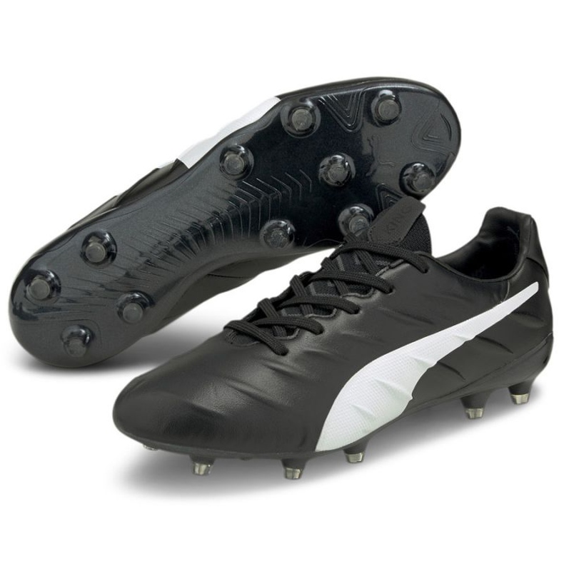 Puma King Platinum 21 FG/AG 106478 01 Fußballschuhe schwarz schwarz 1