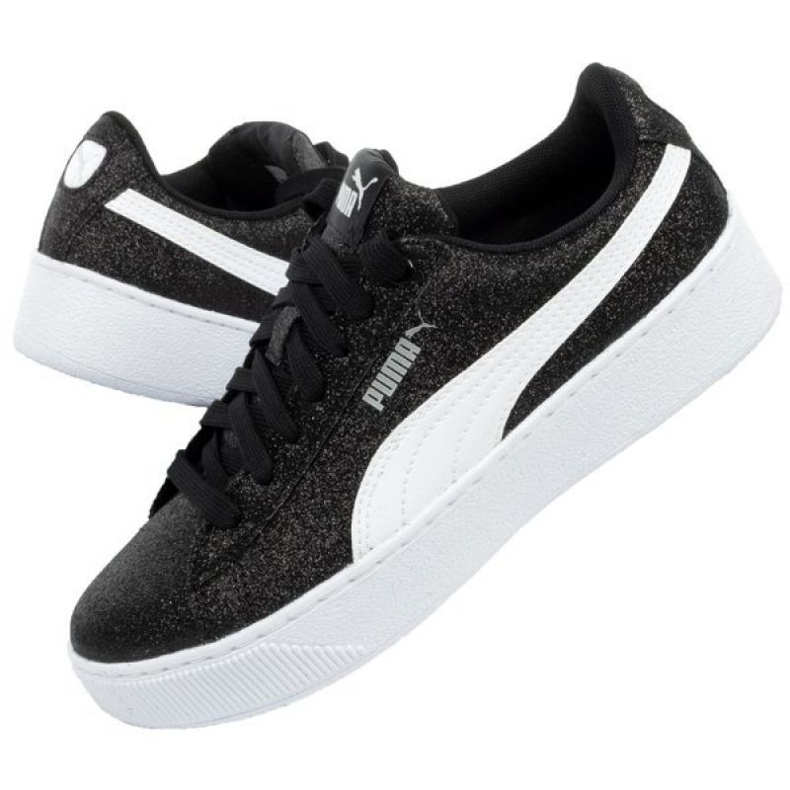 Puma Vikky Platform Glitz Jr 366856 02 schwarz blau 1
