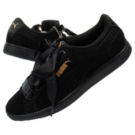 Puma Vikky Schleife SW 366416 01 schwarz golden 1