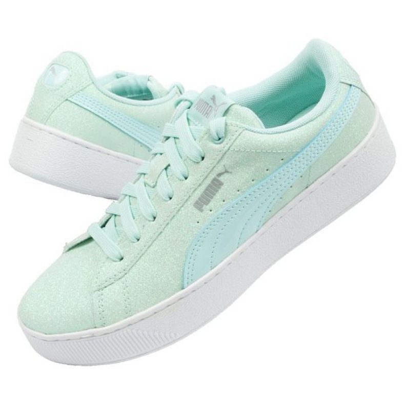 Puma Vikky Platform Glitz W 366856 06 grün 1
