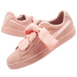 Puma Suede Heart Ep W 366922 02 rosa silber- 1