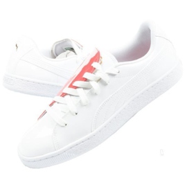 Puma Basket Crush W 369556 01 weiß rot 1