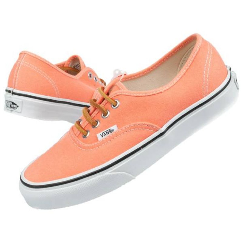 Vans Authentic 0VOEAQH Schuhe schwarz orange 1