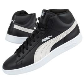 Puma Smash M 366924 02 Turnschuhe weiß schwarz 1