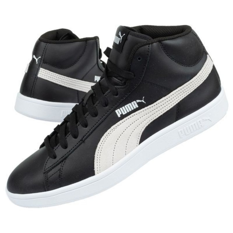Puma Smash M 366924 02 Turnschuhe weiß schwarz 1