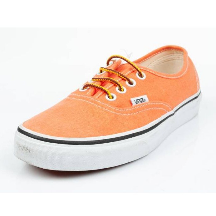 Vans Authentic 0VOEC9D Schuhe weiß orange 2