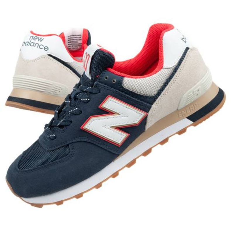 New Balance MML574Skb beige weiß rot marineblau 1