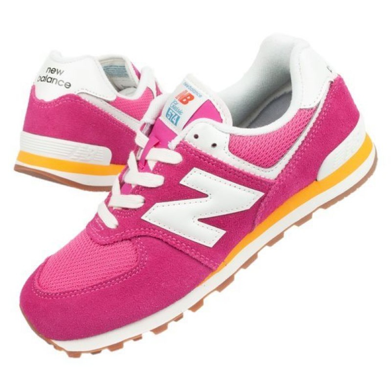 New Balance W GC574HP2 weiß rosa 1