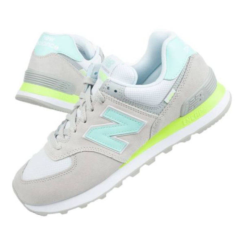New Balance WWL574SS2 weiß grau grün 1