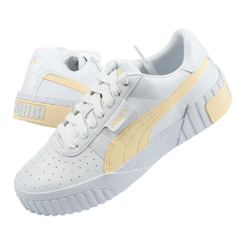 Puma Cali W 369155 30 Schuhe weiß gelb 1