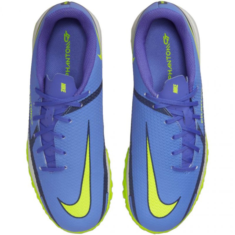 Nike Phantom GT2 Academy Tf Jr DC0817 570 Fußballschuhe grau blau blau 1