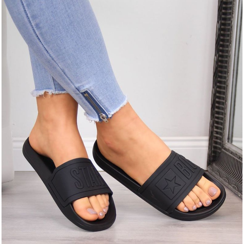 Big Star DD274A271 Strand-Flip-Flops, schwarz 2