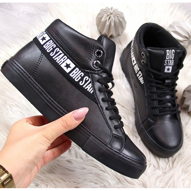 High-Top-Sneaker Big Star W EE274355 schwarz 1