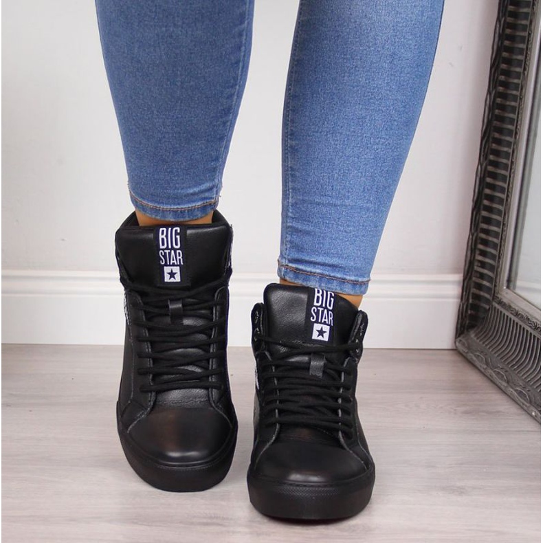 High-Top-Sneaker Big Star W EE274355 schwarz 2