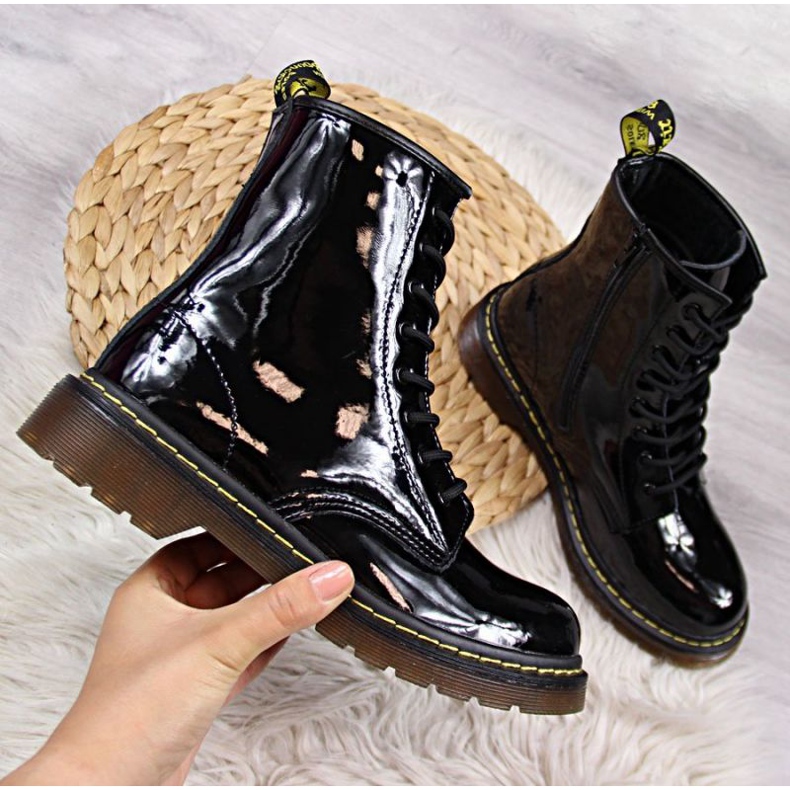 Filippo Lacklederstiefel W PAW78 isoliert schwarz 1