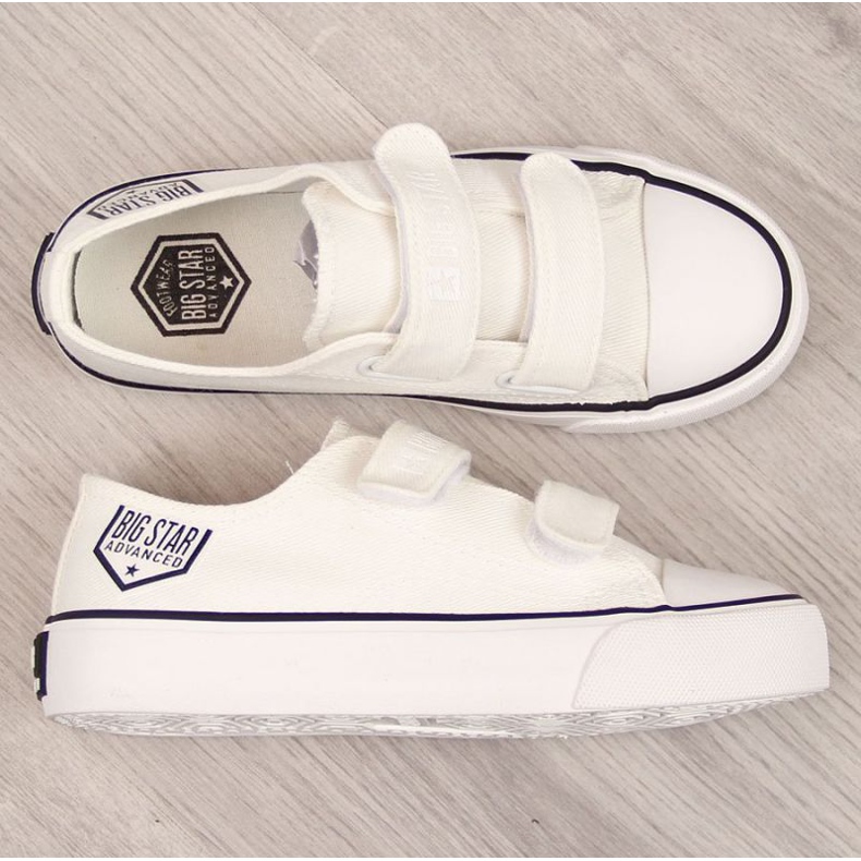 Niedrige Sneaker mit Klettverschluss Big Star Jr. FF374061 weiß 1