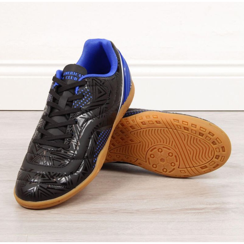 American Club Jr Hallenschuhe AM763B schwarz weiß 2