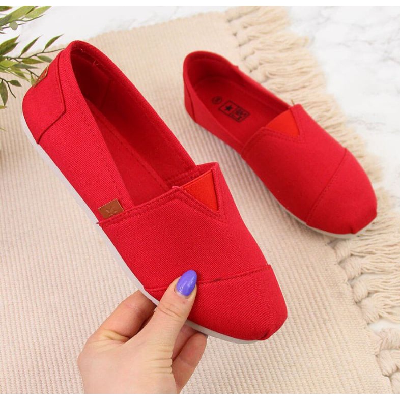 Sneaker Slip on tomsy News W EVE275C rot 1
