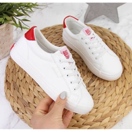 Niedrige Sneakers aus Öko-Leder Big Star Jr DD374134 weiß braun 1