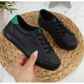 Niedrige Sneakers aus Öko-Leder Big Star Jr DD374147 schwarz weiß 1