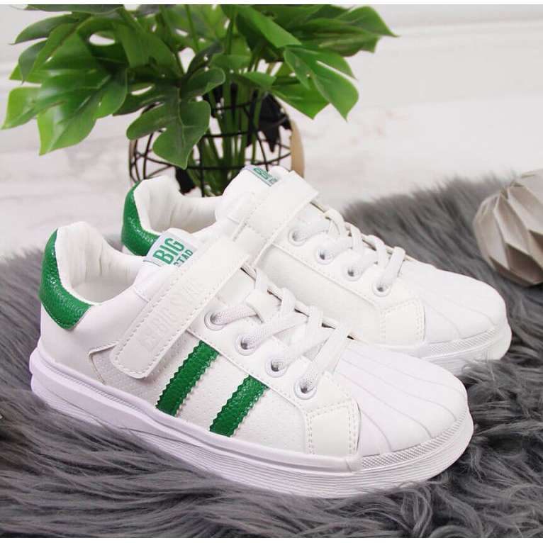 Klett-Sportschuhe Big Star Jr GG374019 weiß braun 2