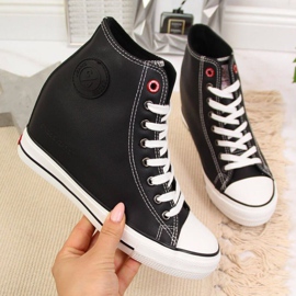 Sneakers auf dem Keil Cross Jeans W II2R4025C schwarz weiß 1