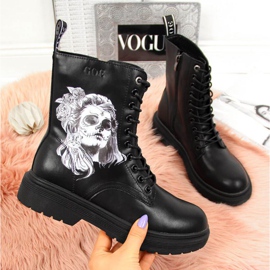 Lederstiefel Goe W II2N4046 schwarz 1